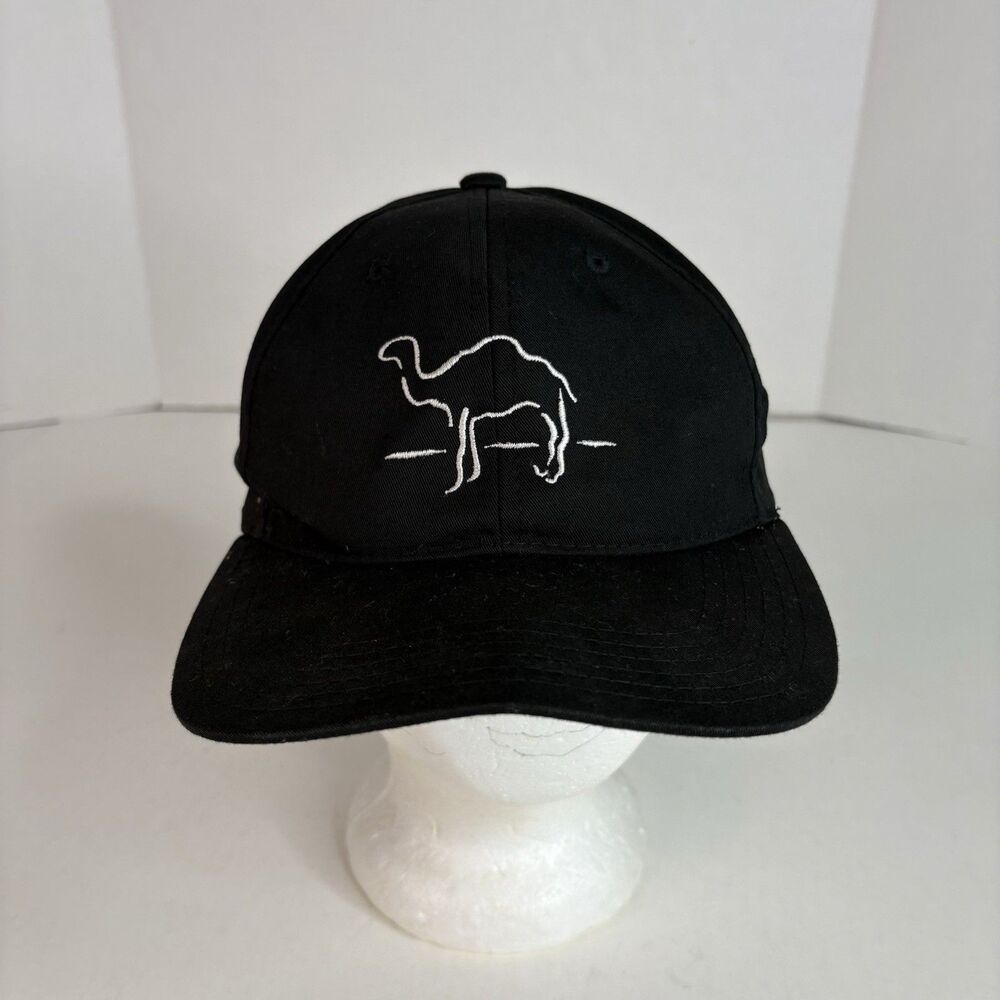 Vintage Camel SnapBack Hat, Black, Adjustable, Logo